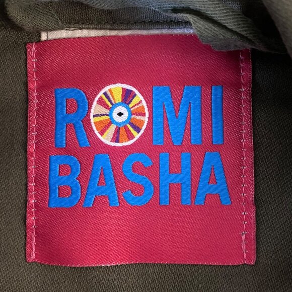 Vintage 1978 Romi Basha French Army Jacket Women's Medium Military Utility Camo - Picture 10 of 12